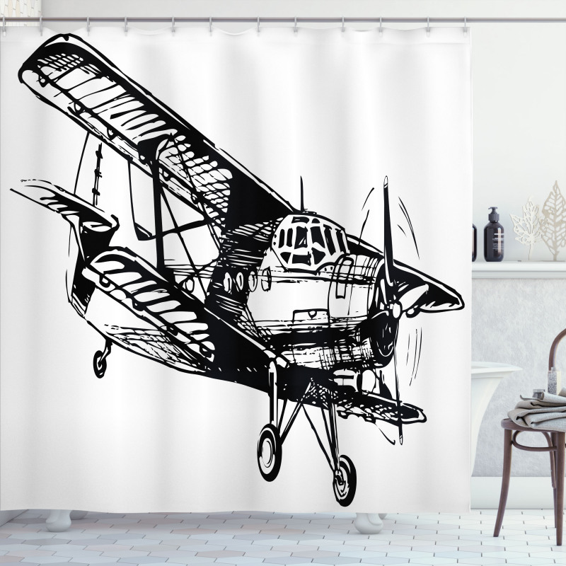 Sketch Art Shower Curtain