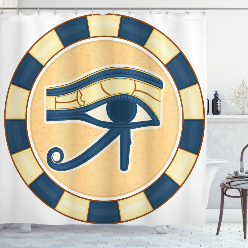 Egyptian Shape Shower Curtain