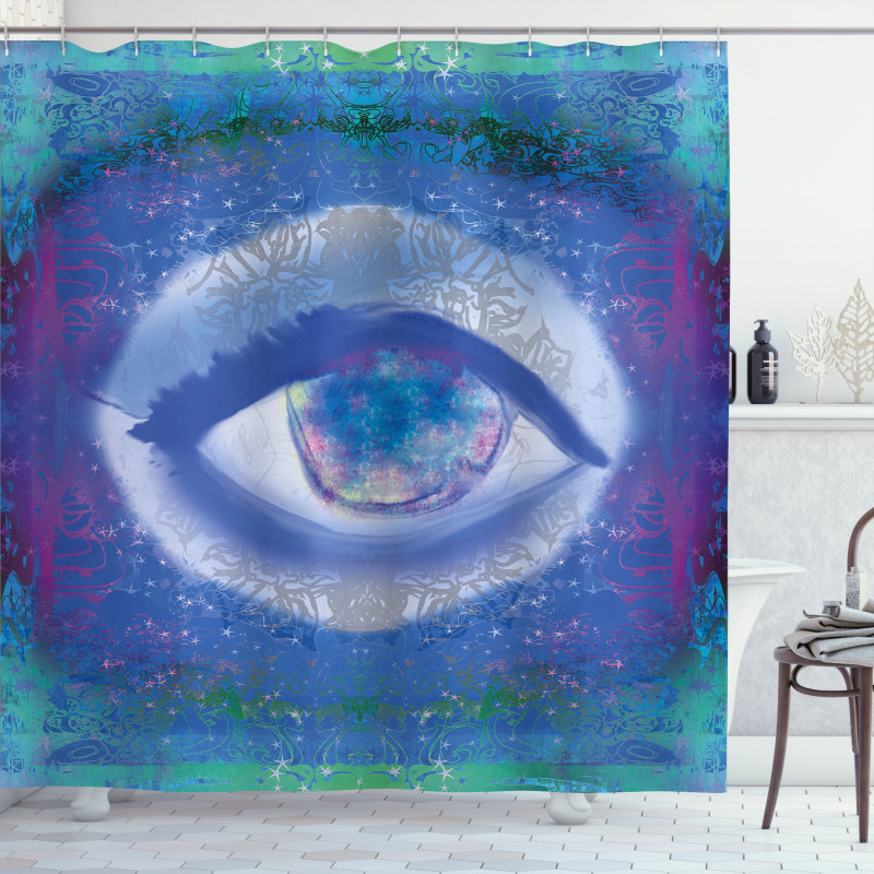 Mystical Sign Mandala Shower Curtain