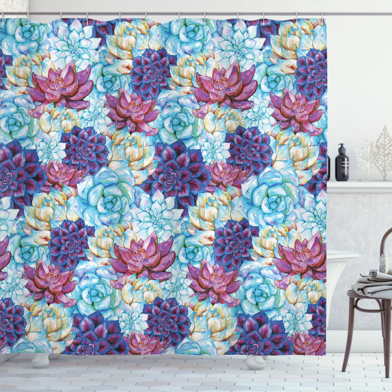 Flowers Bohemian Shower Curtain