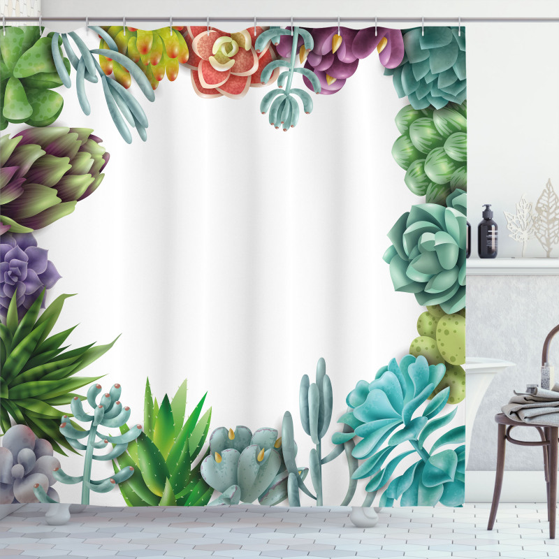 Garden Tropical Nature Shower Curtain