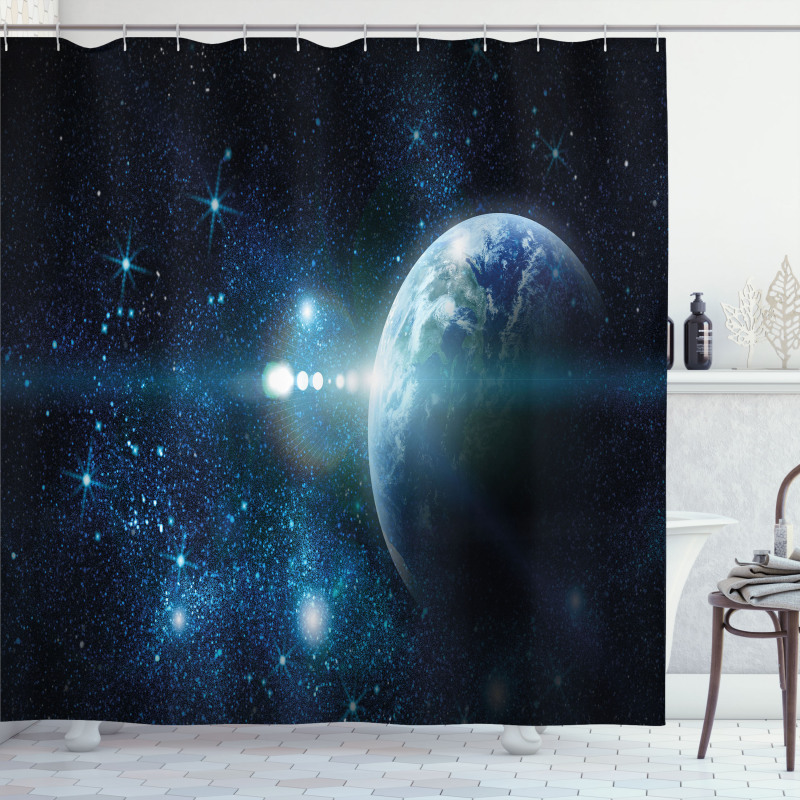 Mysterious Outer Space Shower Curtain