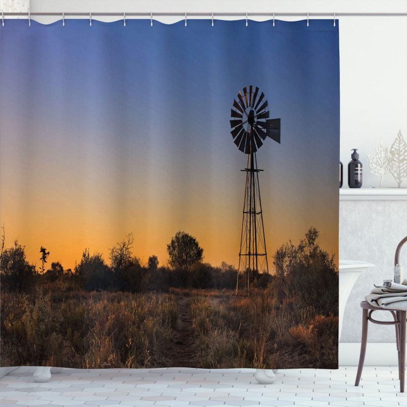 Sunset Rural Outdoors Shower Curtain