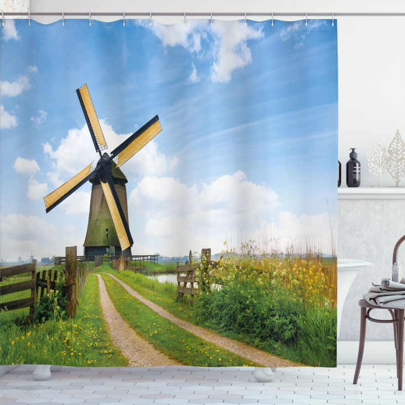 Holland in the Spring Shower Curtain