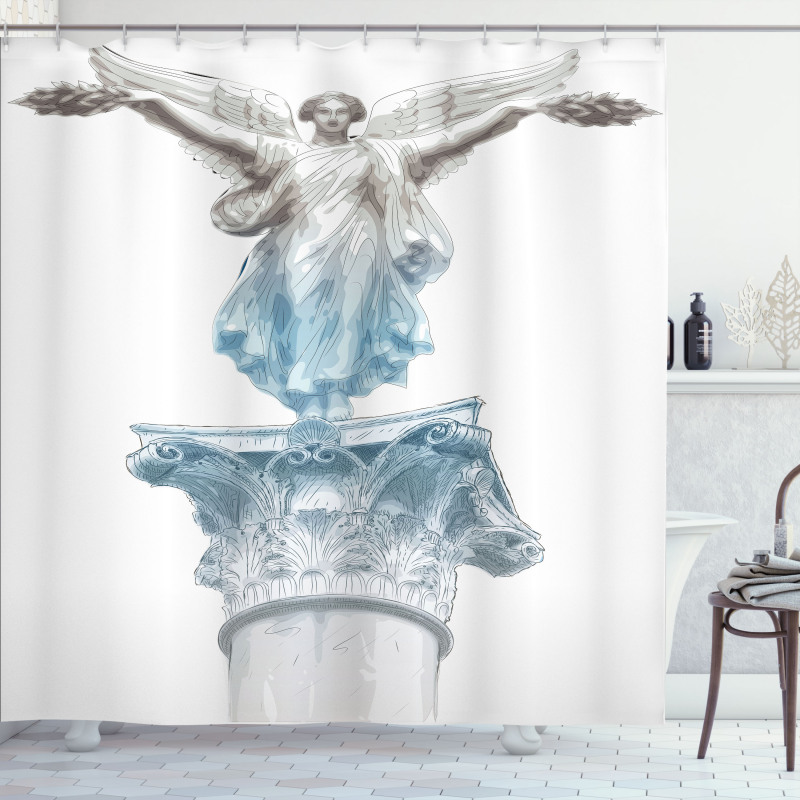 Antique Muse Shower Curtain