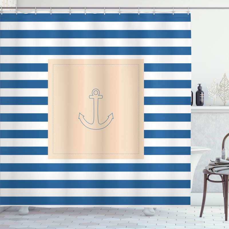 Maritime Anchor Shower Curtain