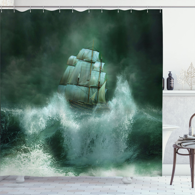 Thunderstorm Art Shower Curtain