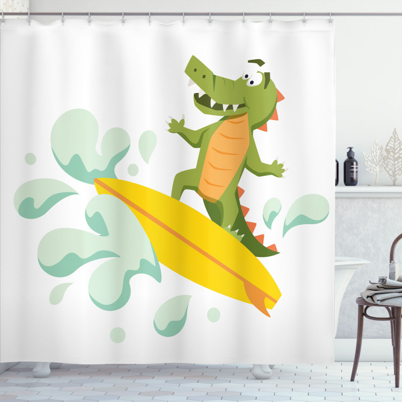 Crocodile Shower Curtain