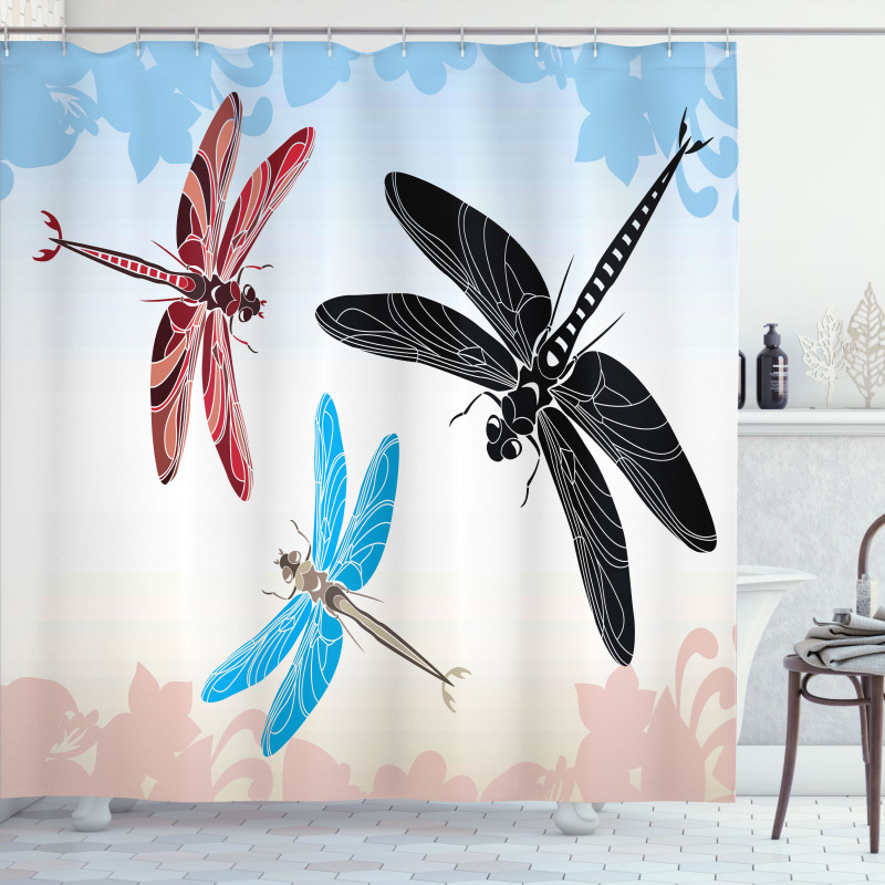 Exotic Animal Wing Shower Curtain