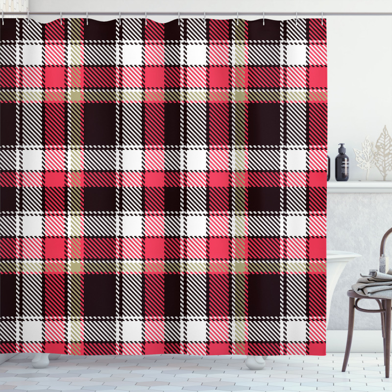 Striped Old Fashioned Shower Curtain
