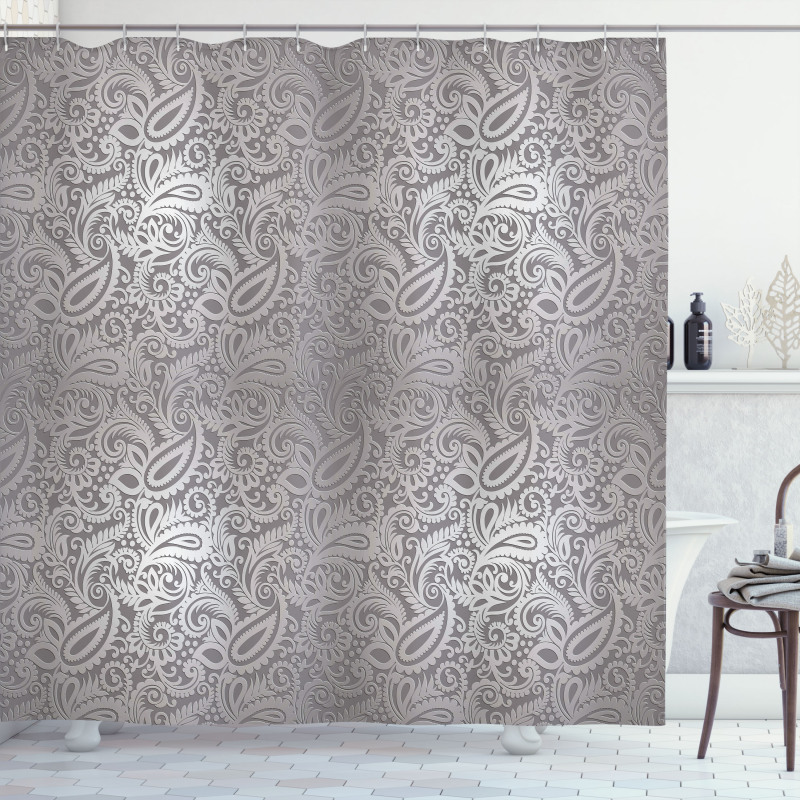 Royal Paisley Pattern Shower Curtain