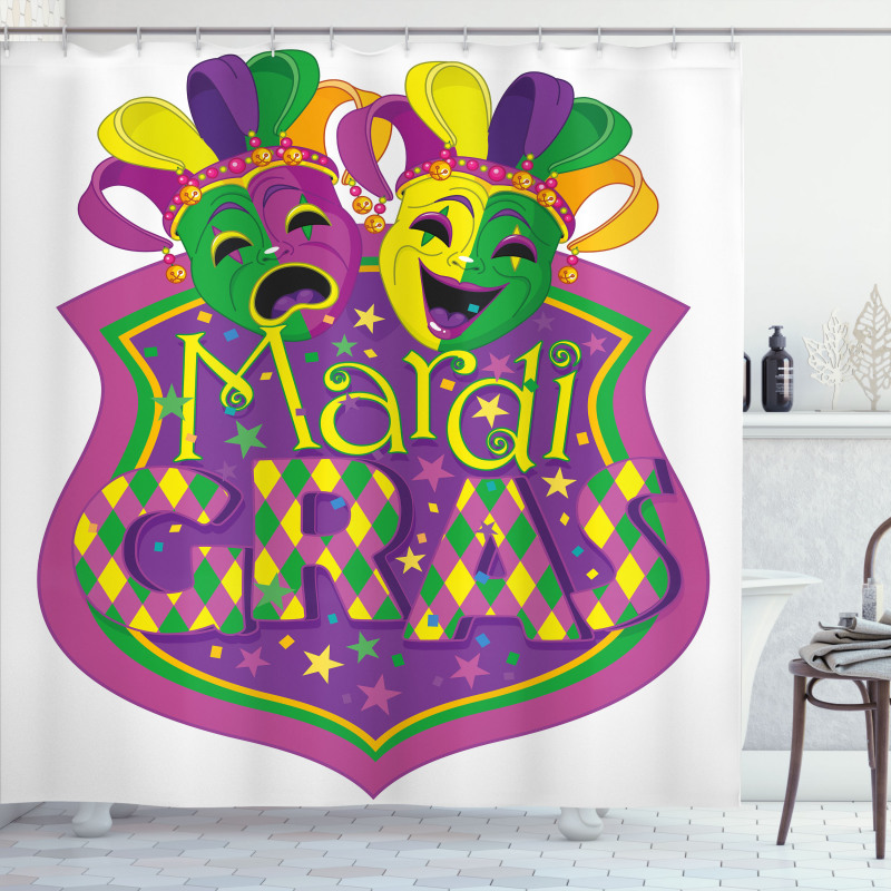 Carnival Blazon Art Shower Curtain