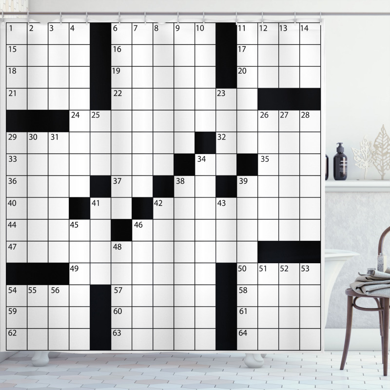 Game Grid Shower Curtain
