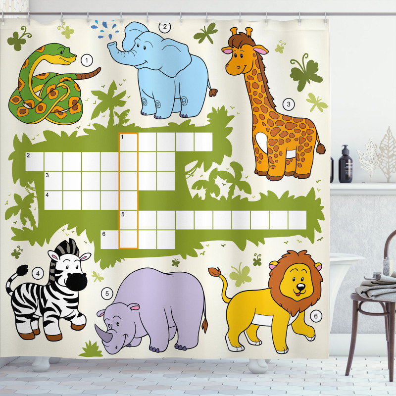 Wild Safari Shower Curtain