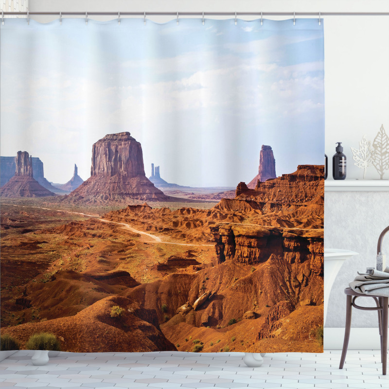 Merritt Butte Sandstones Shower Curtain