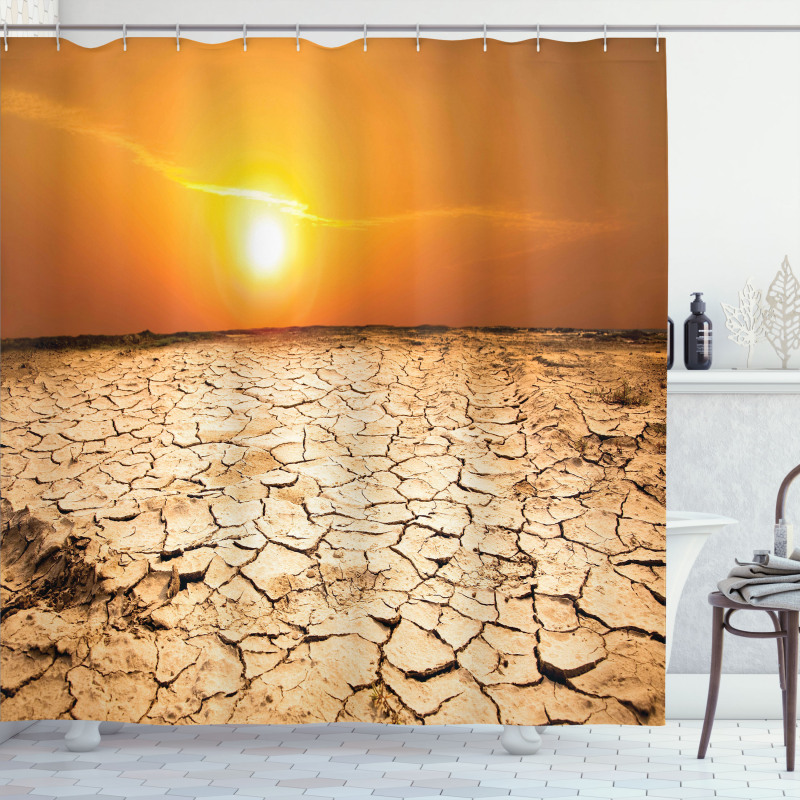 Drought Arid Country Shower Curtain