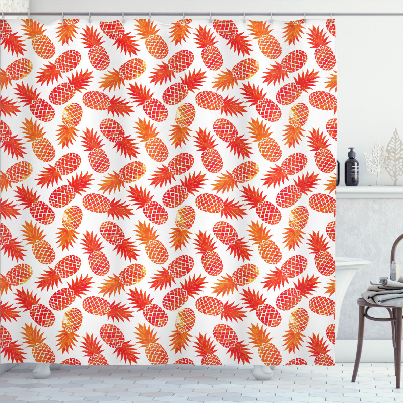 Vintage Tropical Exotic Shower Curtain