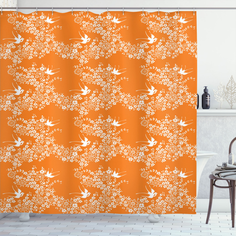 Blossoming Spring Shower Curtain