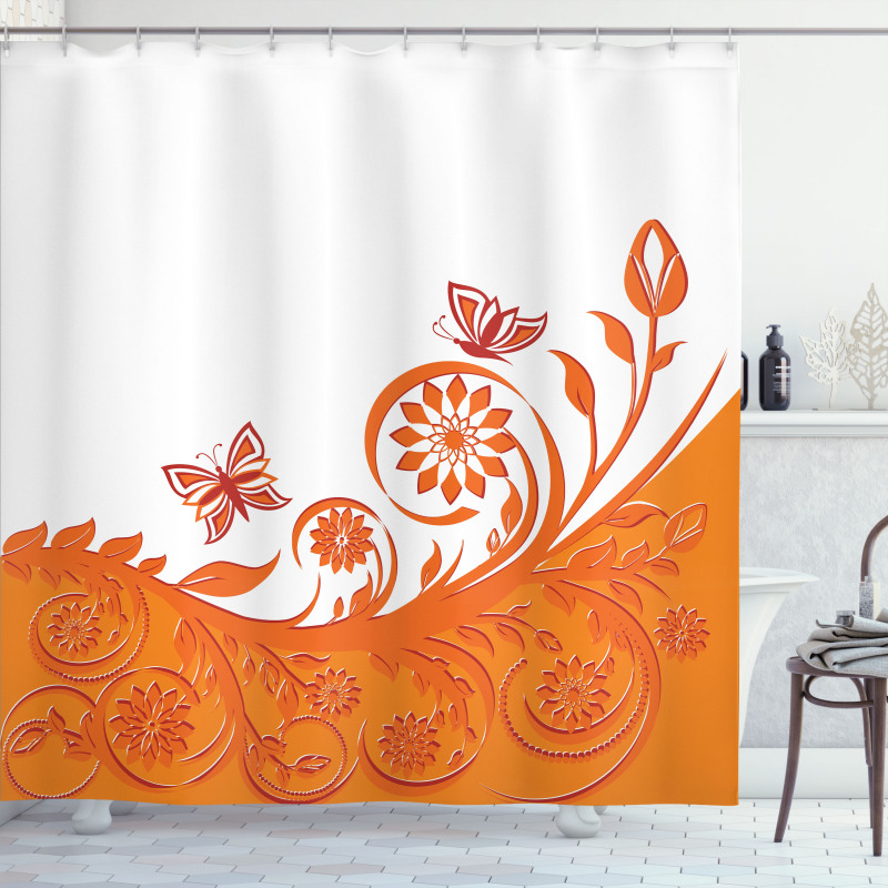 Rose Branch Shower Curtain