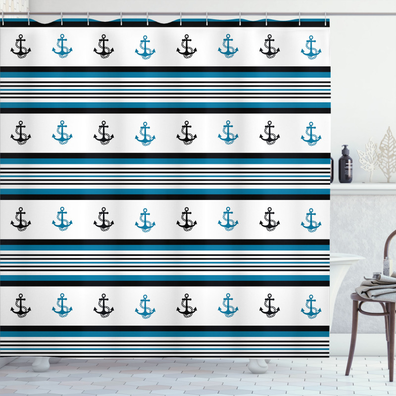 Anchor Hipster Shower Curtain