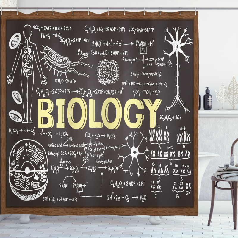 Biology Shower Curtain