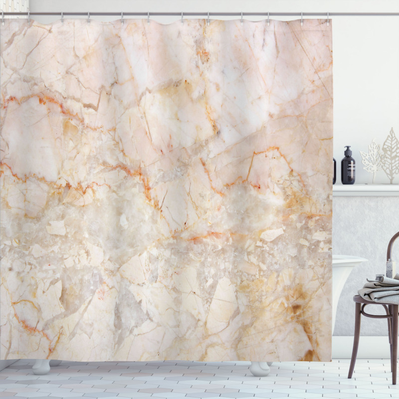 Mine Fractures Stains Shower Curtain