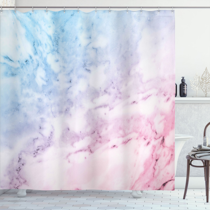 Pastel Cloudy Antique Shower Curtain