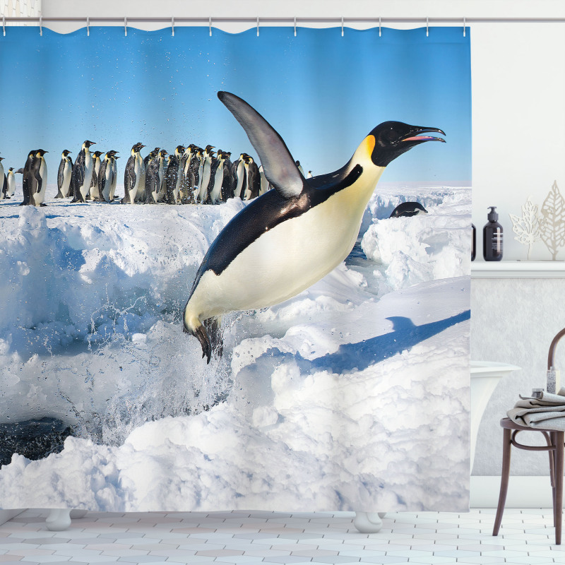 Detailed Arctic Photo Shower Curtain