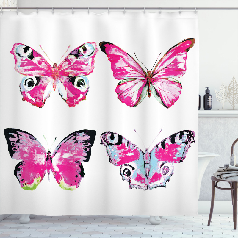 Butterflies Shower Curtain