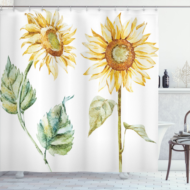 Alluring Sunflowers Shower Curtain