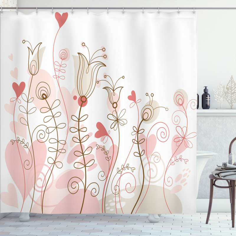 Wedding Inspired Art Shower Curtain