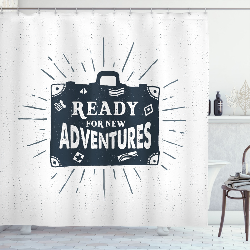 Ready for the Journey Shower Curtain