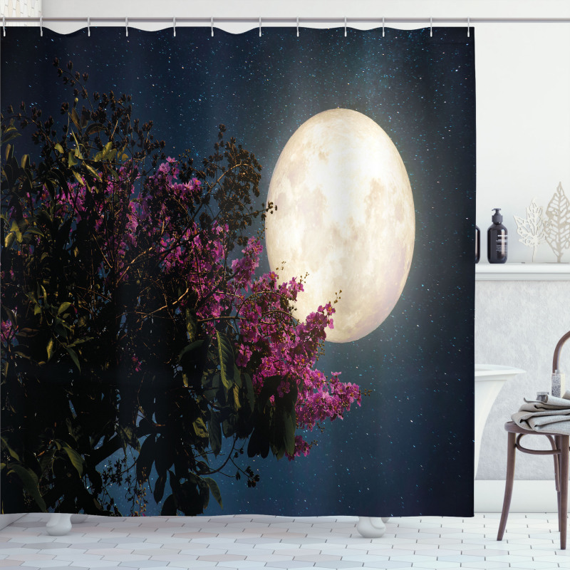 Milky Way Eastern Night Shower Curtain