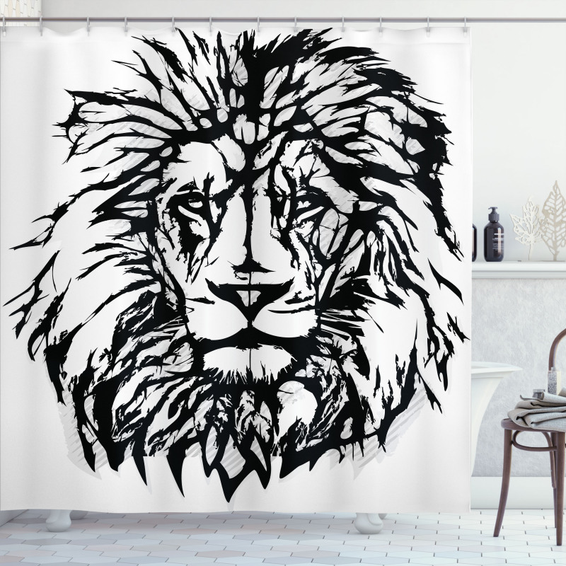 Savannah Wildlife Pattern Shower Curtain