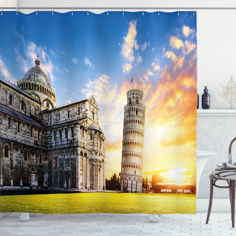 Place of Miracoli Complex Shower Curtain