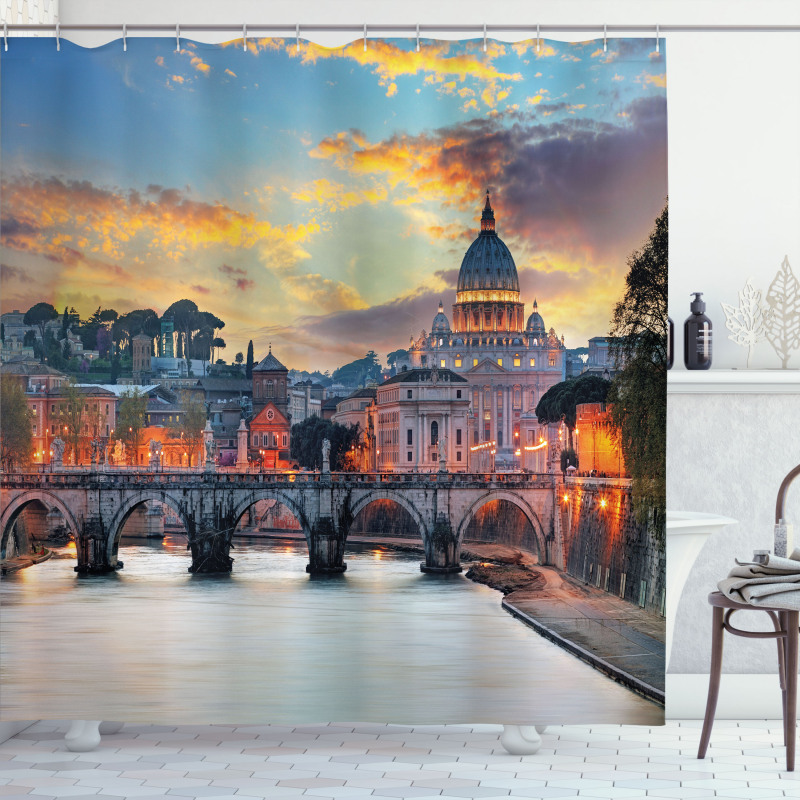 View of Vatican Rome Shower Curtain