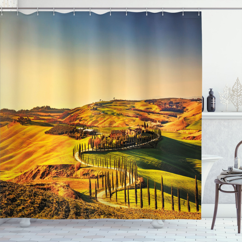 Tuscany Crete Senesi Shower Curtain
