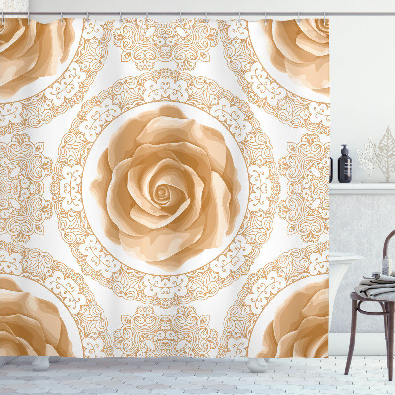 Rose Florets Shower Curtain