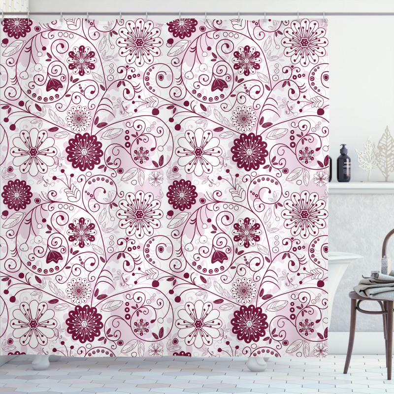 Vibrant Baroque Shower Curtain