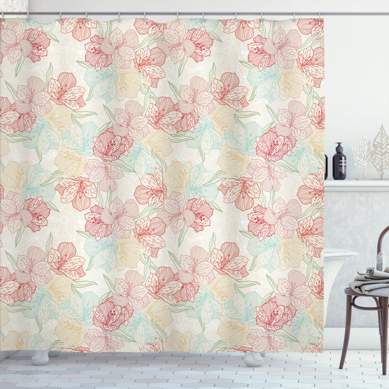 Orchid in Soft Colors Shower Curtain