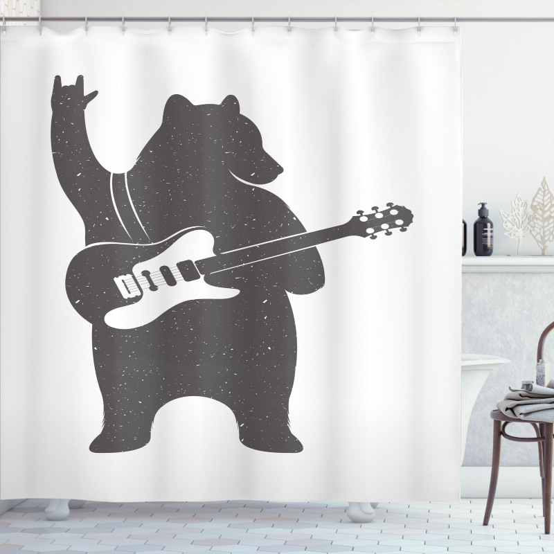 Music Guitar Rock 'n' Roll Shower Curtain
