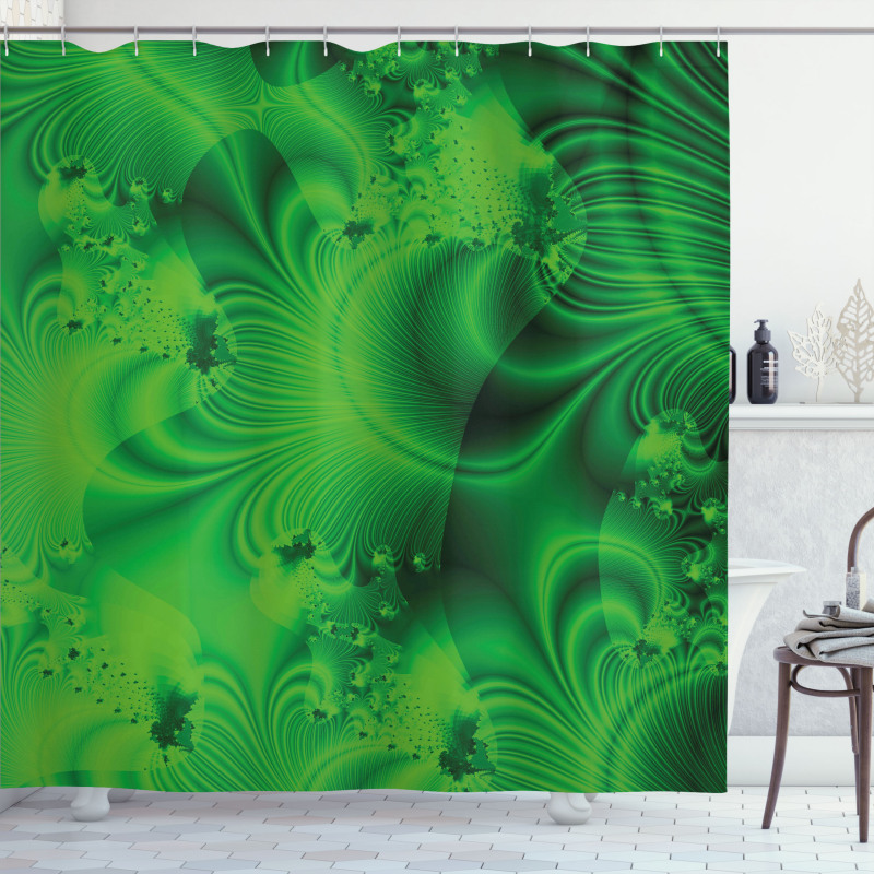 Vibrant Psychedelic Shower Curtain