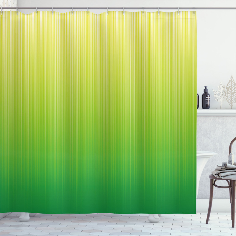Striped Futuristic Shower Curtain