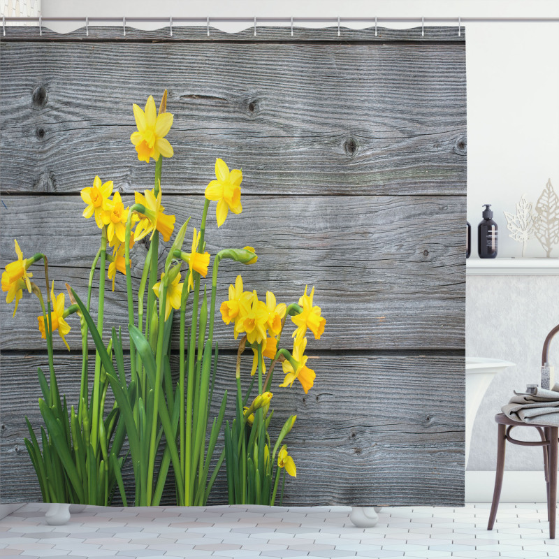 Daffodil Bouquet Shower Curtain