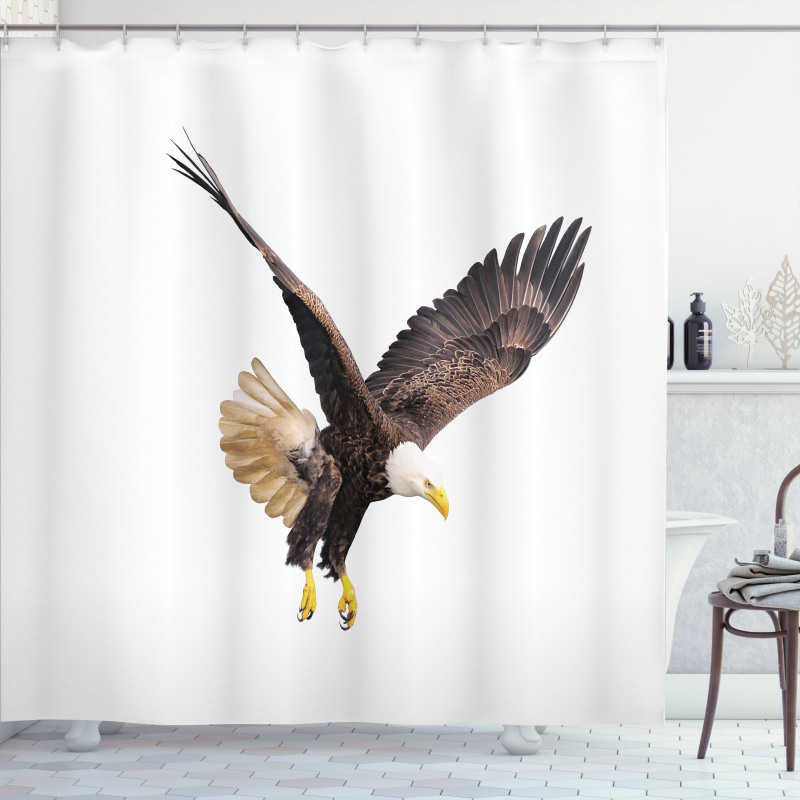 Predator and Prey Scene Shower Curtain