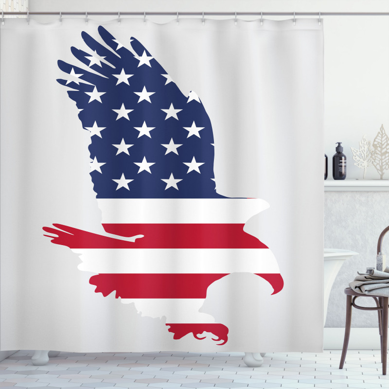 Stars Stripes USA Shower Curtain