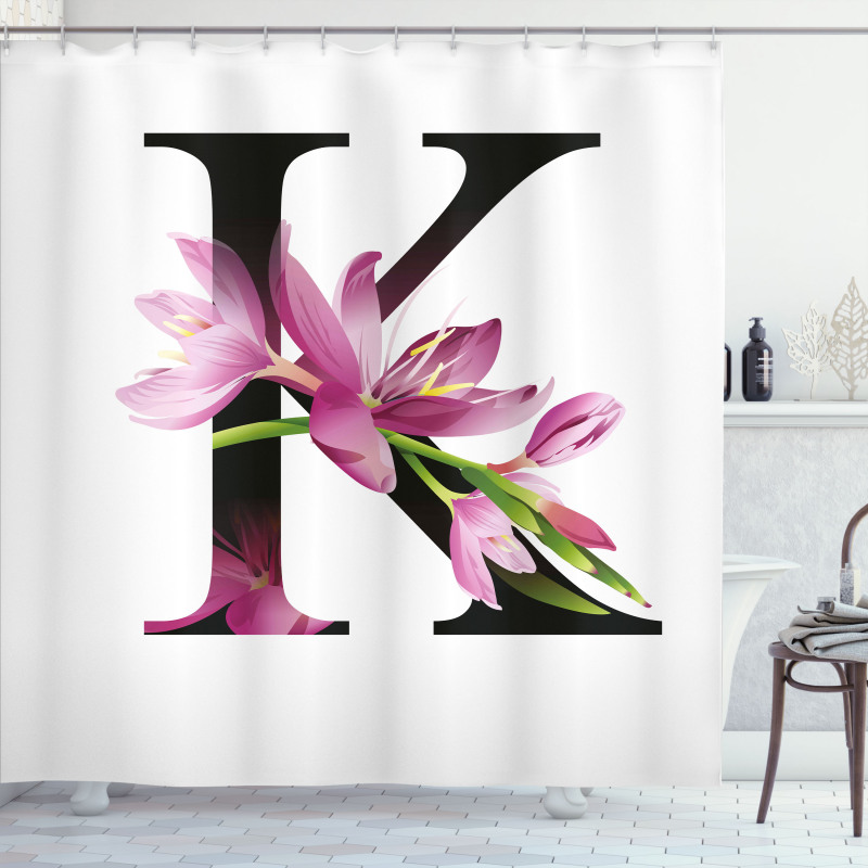 Blooming Kaffir Lily K Shower Curtain