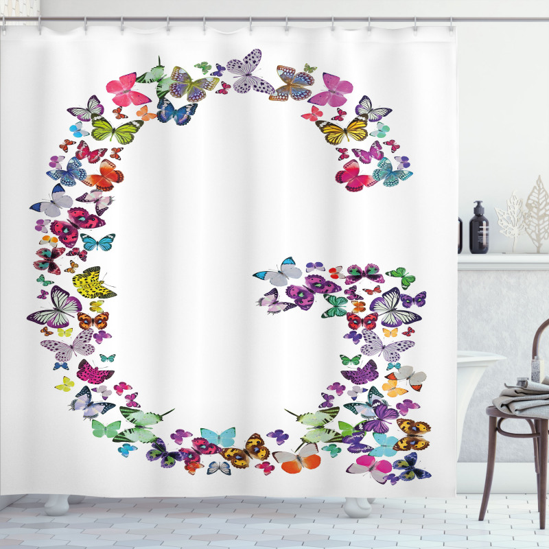 Exotic Butterflies Shower Curtain