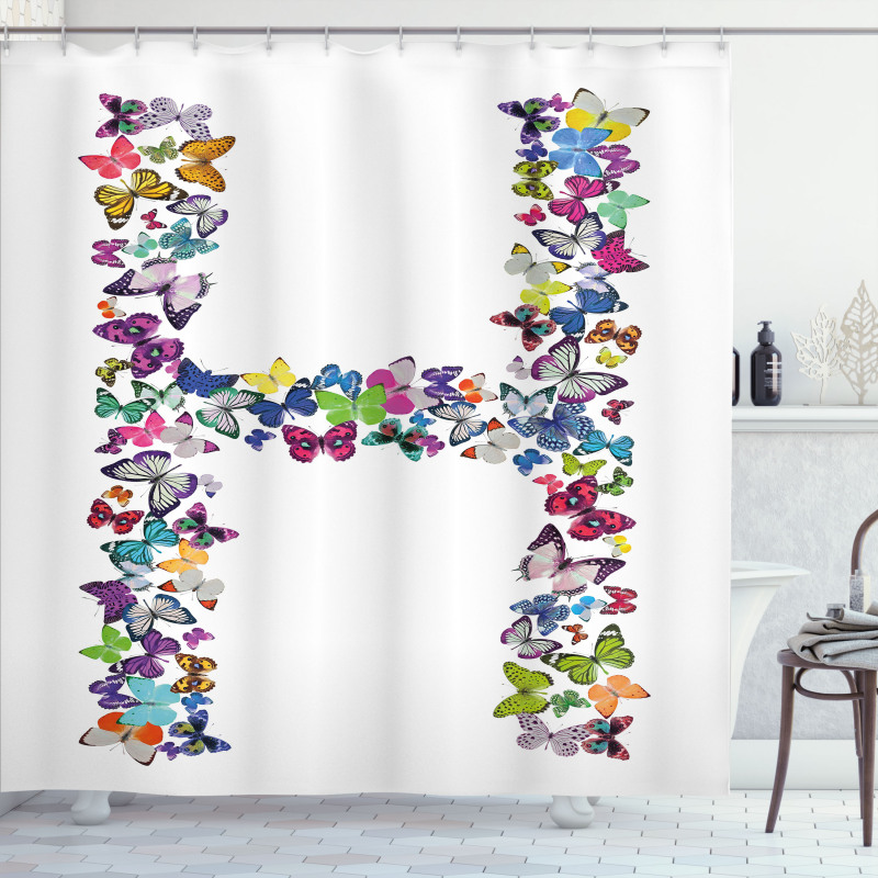 Exotic Composition Shower Curtain