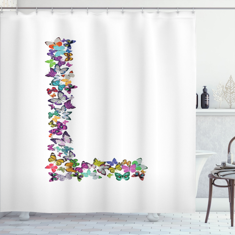 Vibrant Colored Animal Shower Curtain